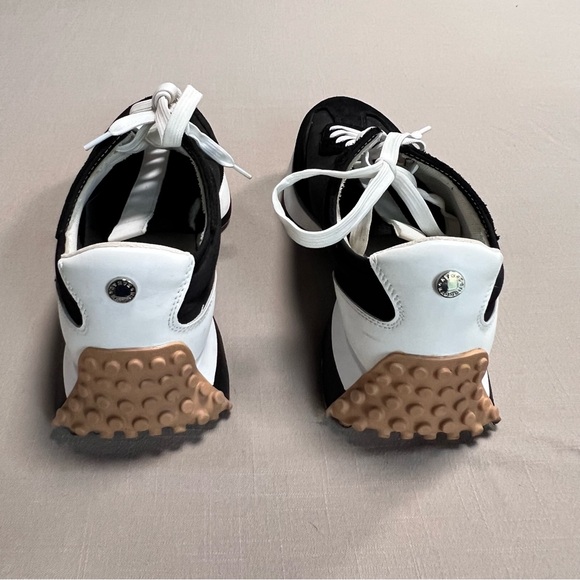 Steve Madden CAMPO Retro Sneakers Black & White – Women’s 11M - Picture 8 of 14